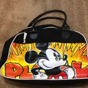 Black Mickey weekender bag